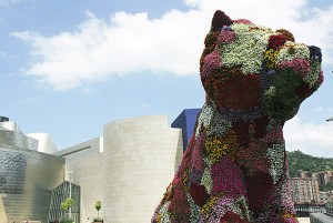 Puppi el elemento más fotografiado de Bilbao y un claro ejemplo de LandArt en Bilbao